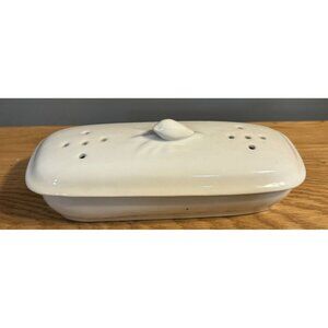 Beautiful Toothbrush Holder In Porcelain - Period: Late 19th Century